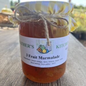 Heathers Kitchen 3 Fruit Marmalade (330 Grams)
