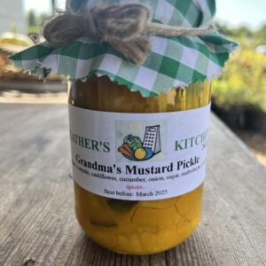 Heathers Kitchen Grandma's Mustard Pickle (340 grams)