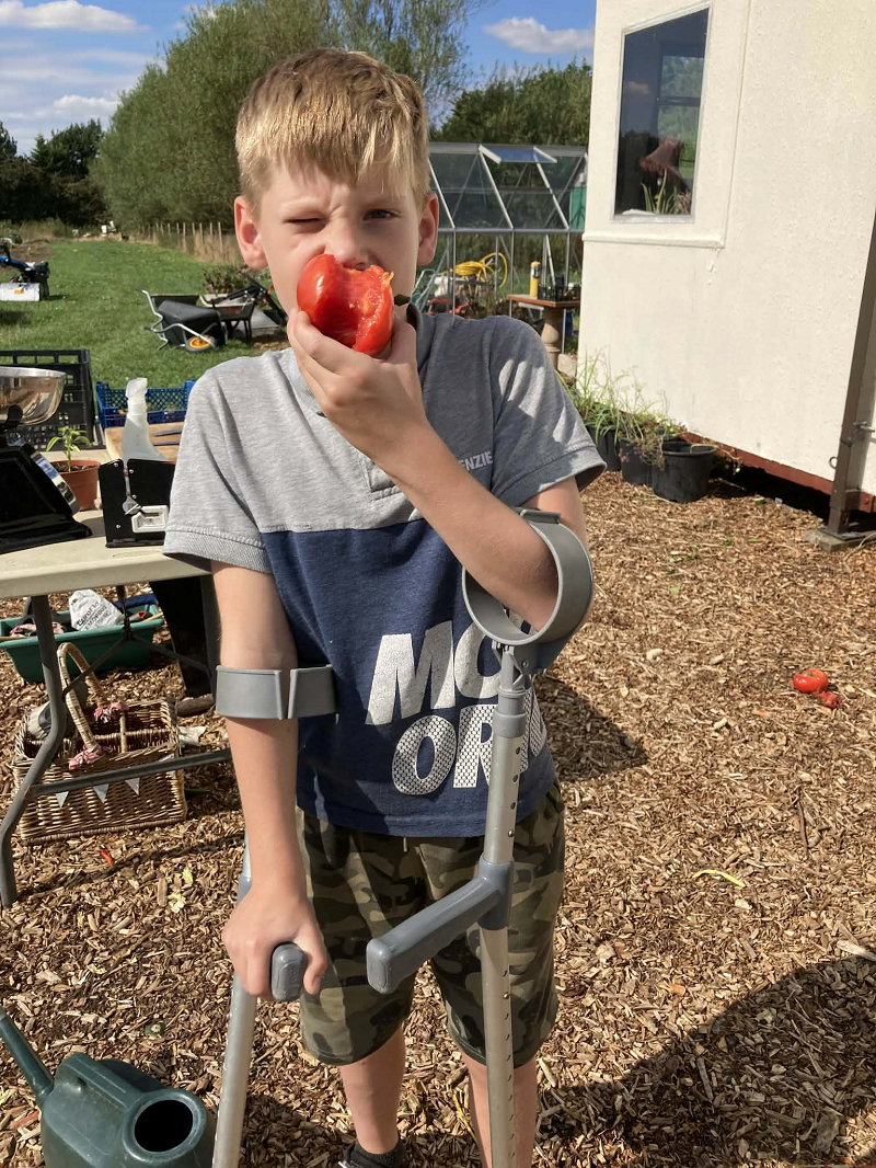 Henry at Middle World Farms